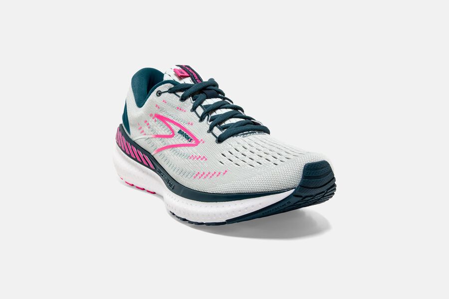 Brooks Glycerin Gts 19 Road Löparskor Dam - Vita/Rosa - 8162-IPJAT